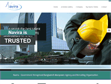 Tablet Screenshot of naviraltd.com